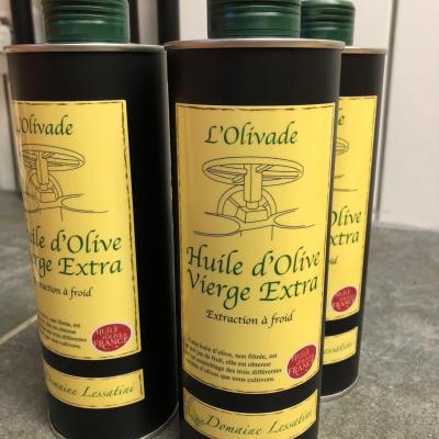 HUILE D'OLIVE VIERGE EXTRA - Bidon métal - 50cl
