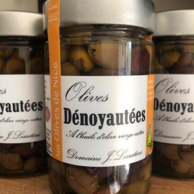 OLIVES Dénoyautées aux olives de Nice à l'huile d'olive