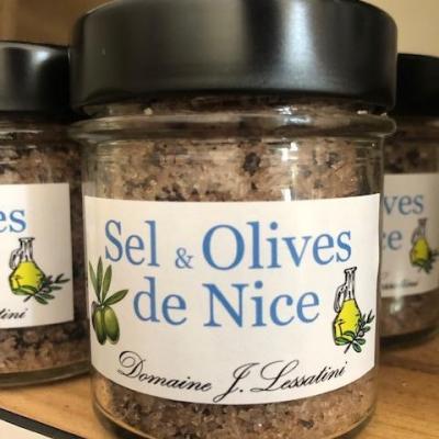 Salt with Olives of Nice - Jar 100g