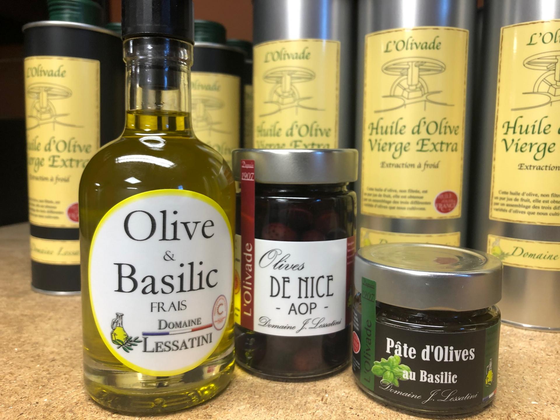 Huile d'olive basilic