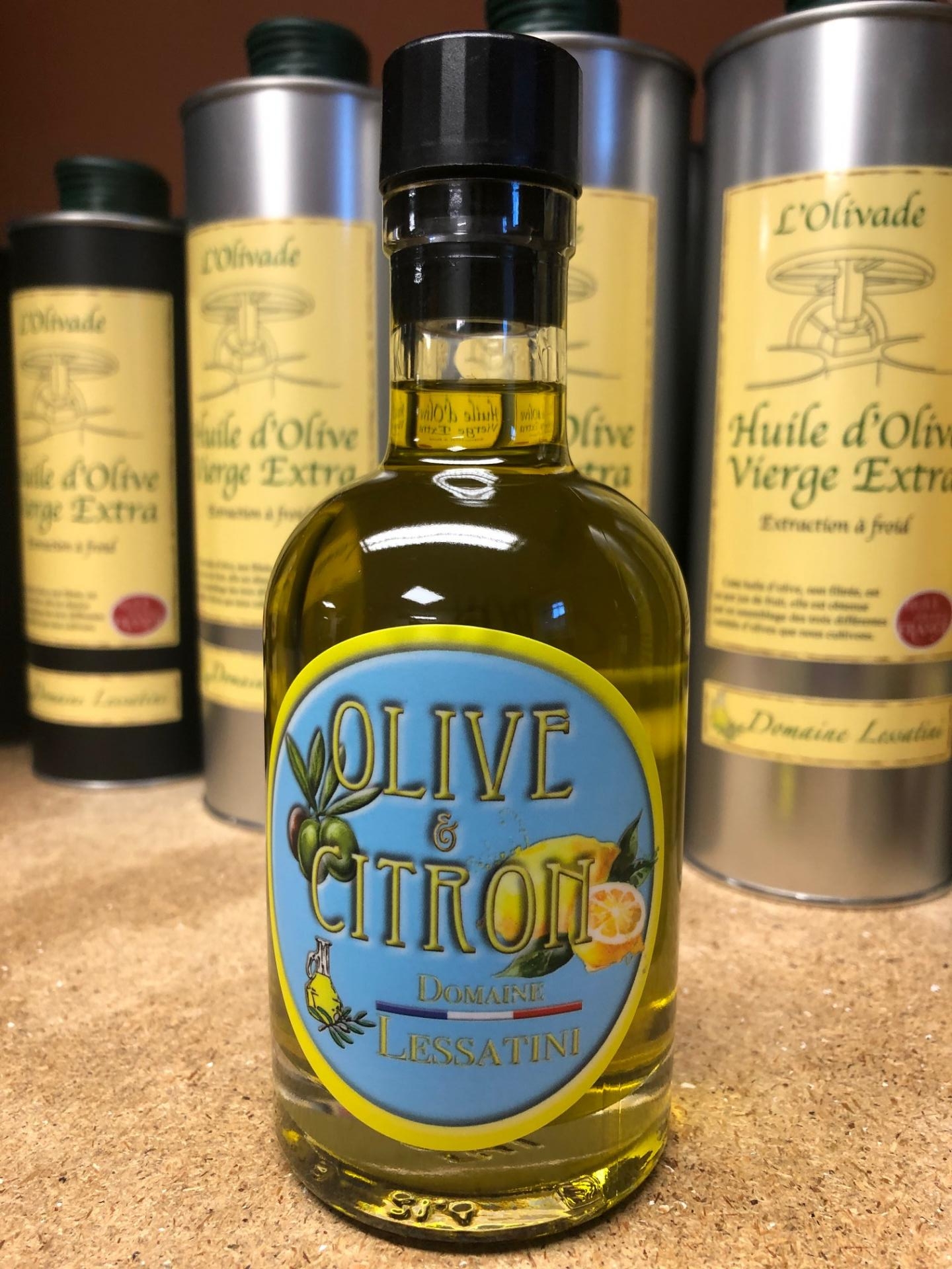 Huile d'olive citron
