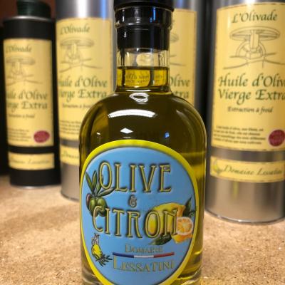 Huile d'olive citron