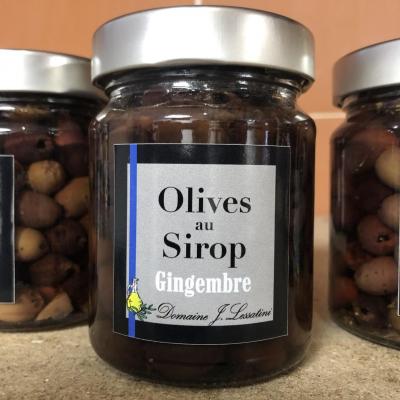 SWEET PITTED OLIVES with Ginger